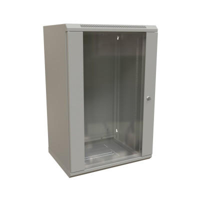 Шкаф настенный 19-дюймовый, 22U WR-TW-2245-GP-RAL7035