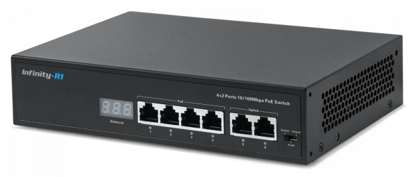 Коммутатор с PoE INS-04PE