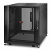 Шкаф серверный напольный APC NetShelter SX, IP20, 12U, 658х600х1070 мм (ВхШхГ), дверь: перфорация, задняя дверь: перфорация, боковая панель: сплошная съемная, разборный, цвет: чёрный, (AR3103)