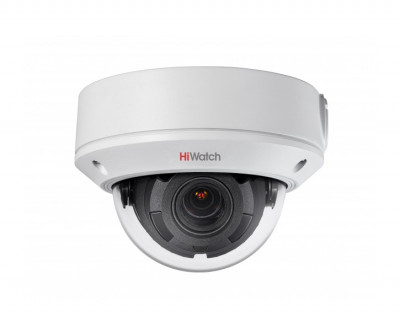 Сетевая IP видеокамера HiWatch, купольная, улица, 4Мп, 1/3’, 2560х1440, ИК, цв:0,005лк, об-в:2,8-12мм, DS-I458Z (2.8-12 mm)