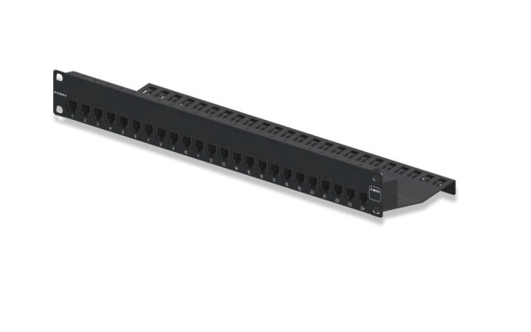 Коммутационная патч-панель Siemon Z-MAX, 19", 1HU, портов: 24 х keystone, кат. 5-7A, универсальная, экр., встраиваемый, цвет: чёрный, с модулями, (Z6AS-PNL-24K)