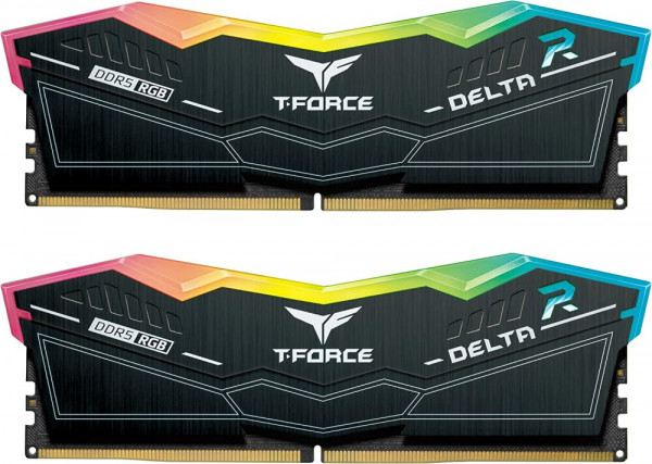 Оперативная память 32Gb DDR5 7600MHz Team T-Force Delta RGB (FF3D532G7600HC36DDC01) (2x16Gb KIT)