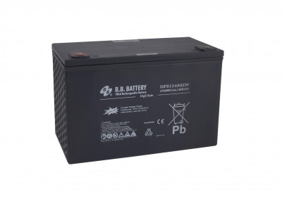 Аккумулятор для ИБП B.B.Battery UPS, 212х173х330 мм (ВхШхГ),  необслуживаемый электролитный,  12V/120 Ач, (BB.UPS 12480XW)