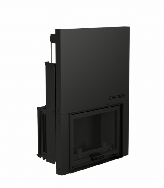 Фронтальная дровяная топка ECT Font/700/G 14 кВт, 657/503, гильотина