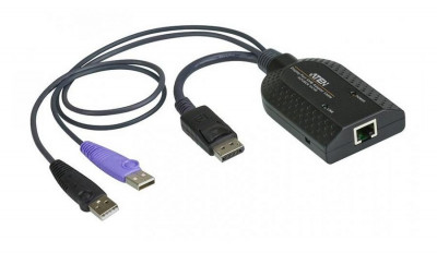 Переходник Aten, RJ45/stereo-Plug/USB(Type A), 212 х 560 х 910 мм, (KA7169-AX)