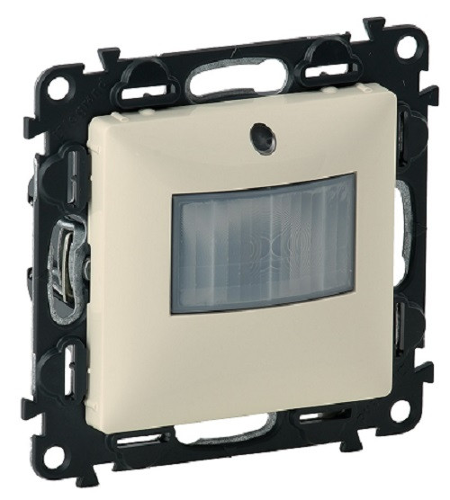 Датчик движения Legrand Valena Life, без подсветки, внутренняя, 71х71 мм (ВхШ), цвет: белый, без нейтрали (752170)