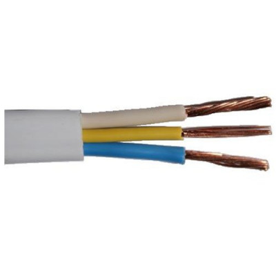 Провод соединительный с двумя жилами ШВВПмб 3х0,5 белый (SQ0120-0305)