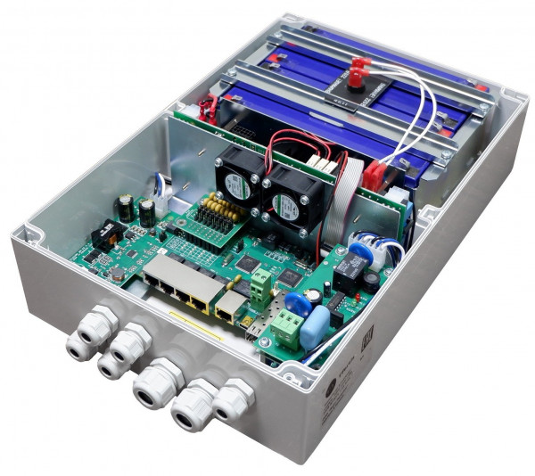 Коммутатор с питанием по PoE Tfortis PSW-1G4F UPS