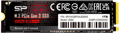 Накопитель SSD 1Tb Silicon Power UD80 (SP01KGBP34UD8005)