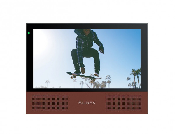 Монитор домофона цветной с функцией «свободные руки» Sonik 7 (Black+Pink Gold)