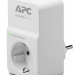 Блок силовых розеток APC, вертикальный, неуправляемый, Shuko х 1, вход Schuko, 100х63х42 мм (ВхШхГ), 16А, белый