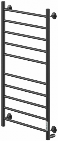 Электрический полотенцесушитель Ника WAY-2 100/50 RAL9005 черный матовый правый тэн