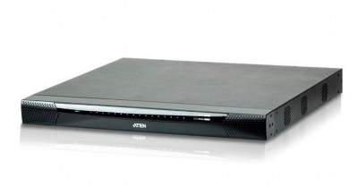 Переключатель KVM Aten, Altusen, портов: 32, 440х412,1х433,6 мм (ВхШхГ), KVM over IP: есть, USB, RS232, RJ45, PS/2, на 4 пользователя, цвет: чёрный