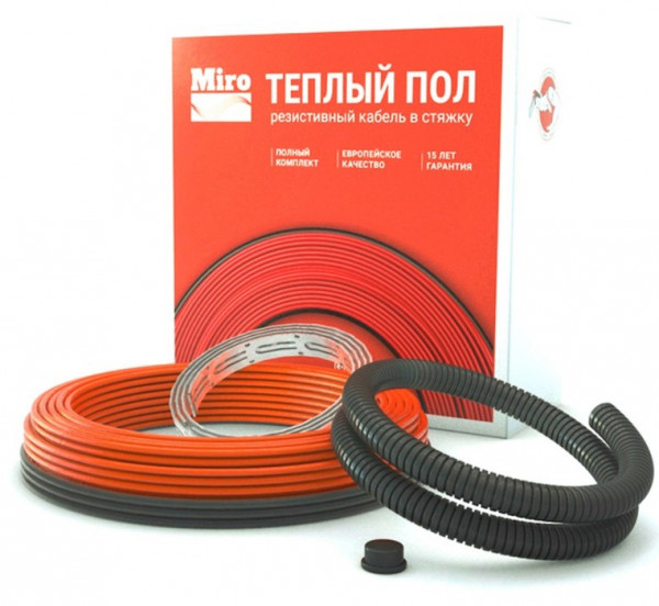 Нагревательный кабель Miro 100 м - 2000 Вт (10 кв.м)