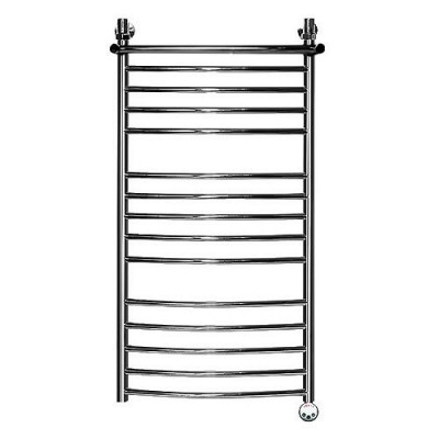 Электрический полотенцесушитель Ника ЛД(г2)/ВП Электрический (Лесенка Дуга/Верхняя Полка/группа2) 120х50 -15 прав