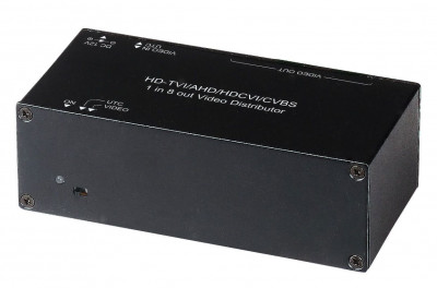 Распределитель SC&T, портов: 8, BNC, для видеосигнала, входы: BNC 1 порт, (CD108HD)