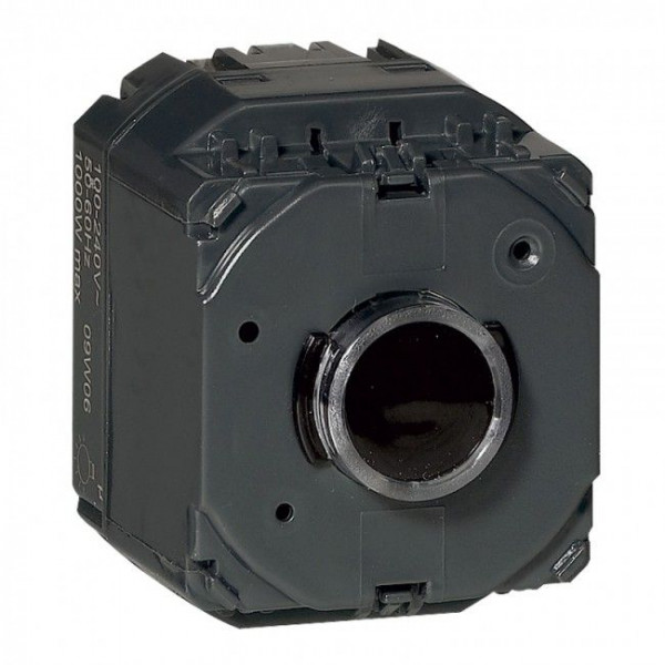 Переключатель Legrand Celiane, 1, без подсветки, цвет: чёрный, сенсорный (067049)