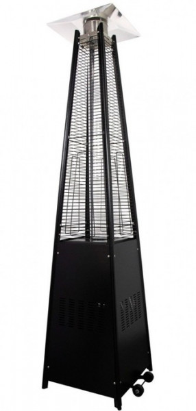 Газовый уличный обогреватель мощностью 11-12 кВт WWT 13I Total Black mini