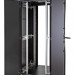 Шкаф телекоммуникационный напольный Eurolan S3000, IP20, 22U, 1140х800х800 мм (ВхШхГ), дверь: металл, задняя дверь: двойная распашная, металл, боковая панель: сплошная, разборный, цвет: чёрный, (60F-22-88-30BL)
