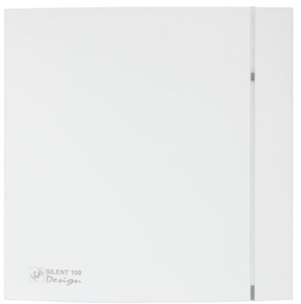 Вытяжка для ванной диаметр 100 мм Soler & Palau SILENT-100 CRZ MATT WHITE DESIGN-4C (220-240V 50HZ) RE