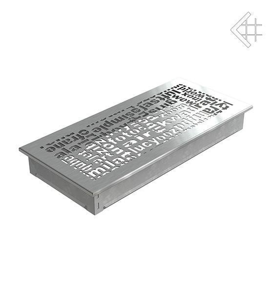 Вентиляционная решетка для камина Kratki 17x37 ABC стальная 37ABC/SZ