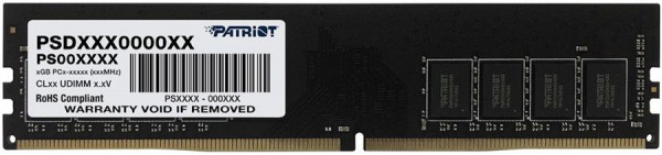 Оперативная память 16Gb DDR4 2666MHz Patriot Signature (PSD416G266681)