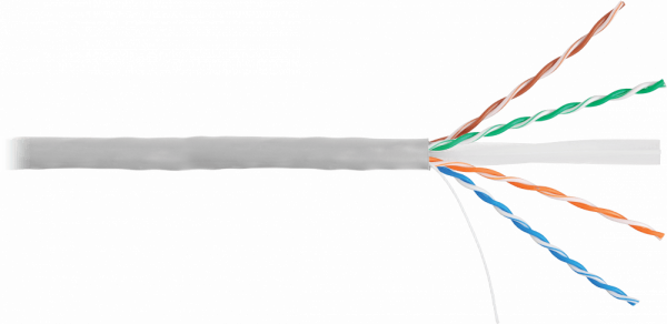 Бухта NETLAN EC-UU004-6-PVC-GY, 305м