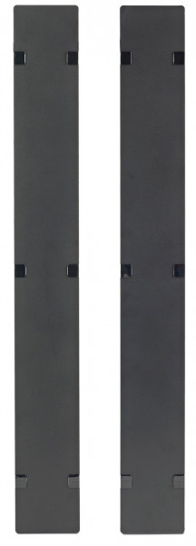 Крышка APC, 48HU, 2184х109х13 мм (ВхШхГ), вертикальный, для органайзера, цвет: чёрный