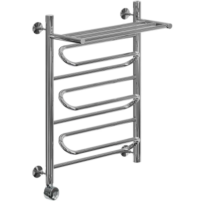 Электрический полотенцесушитель Ника ЛZ/ВП Электрическая Лесенка Зигзаг/Верхняя Полка 80х60 -3 лев