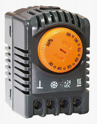 Термостат SILART MTM, на DIN-рейку, для шкафов, 24V, чёрный, электронный, 16А