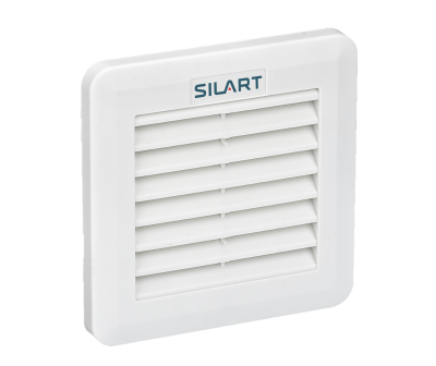 Вентиляторный фильтр SILART NLF, 106х106х31 мм (ВхШхГ), IP54, для вентиляторного модуля, цвет: белый