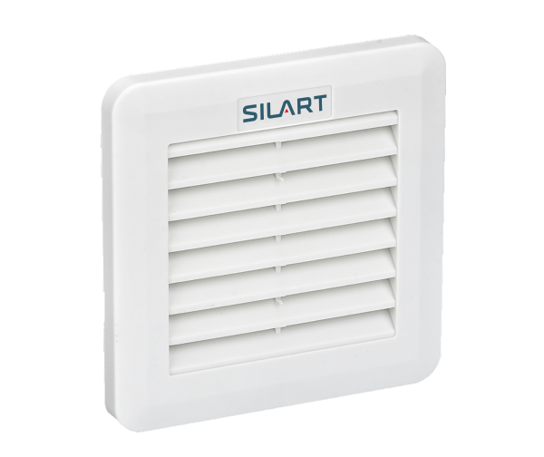 Вентиляторный фильтр SILART NLF, 106х106х31 мм (ВхШхГ), IP54, для вентиляторного модуля, цвет: белый