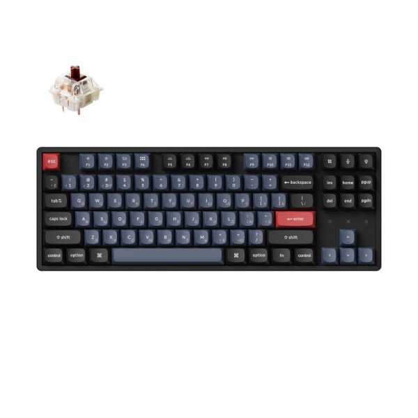 Беспроводная механическая клавиатура Keychron QMK K8 Pro Hot-Swap Gateron G Brown Switch