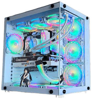 Корпус Lamptron ROB360W Monitor Case White