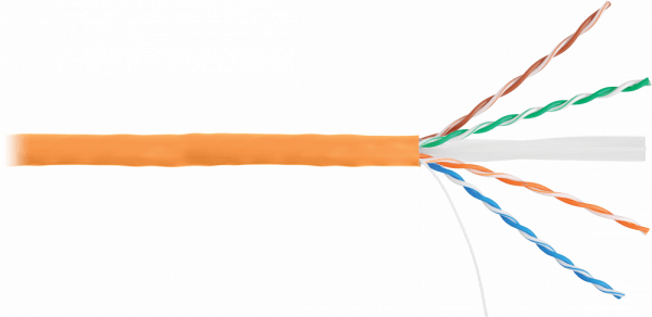 Бухта NETLAN EC-UU004-6-LSZH-OR, 305м