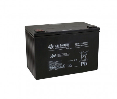Аккумулятор для ИБП B.B.Battery UPS, 200х173х306 мм (ВхШхГ),  необслуживаемый электролитный,  12V/100 Ач, (BB.UPS 12400XW)