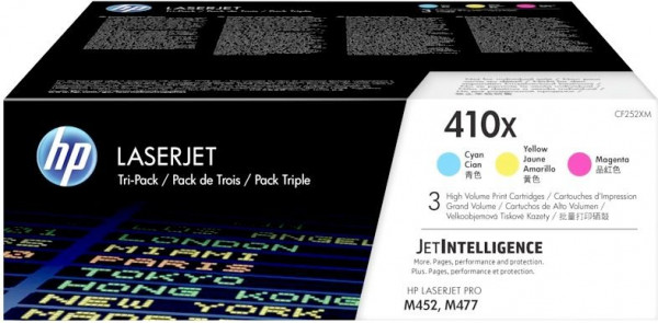 Картридж HP CF252XM (№410X) Cyan/Magenta/Yellow