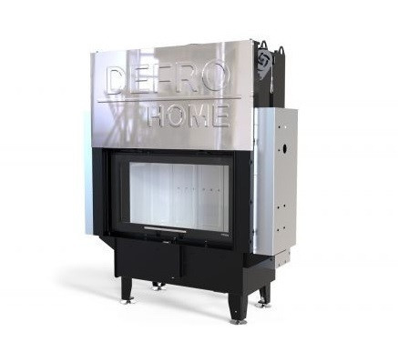 Фронтальная дровяная топка DEFRO HOME RIVA ME G SHORT, с водяным контуром, гильотина