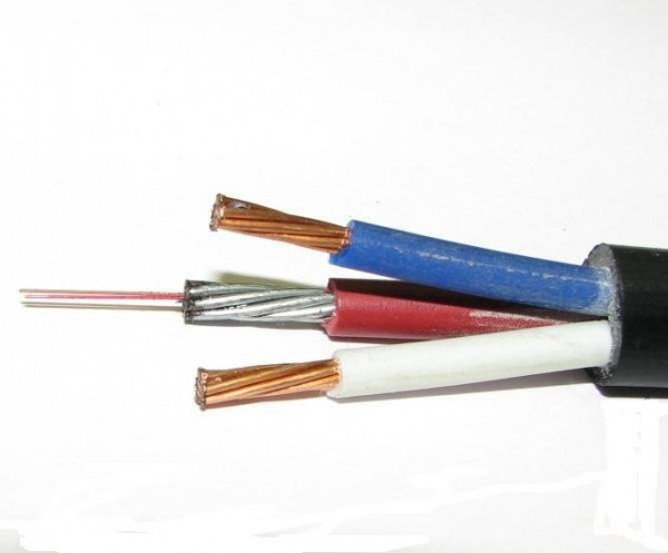 Кабель оптоэлектрический одномодовый СЛ-ОЭК-НУ-(03-4Е2-3,5)+2х2,5)