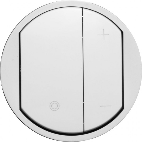 Лицевая панель для выключателя Legrand Celiane, 146х97 мм (ВхШ), без подсветки, кол-во клавиш: 1, для диммера, цвет: белый, (LEG.065083)