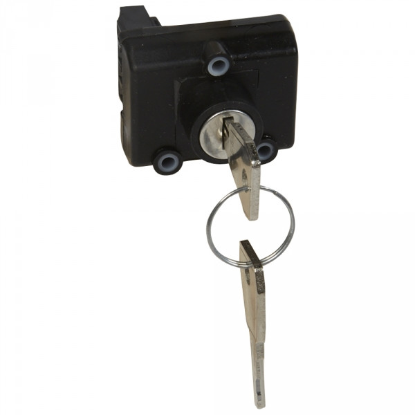 Выключатель Legrand Celiane, с ключом, 6А, цвет: чёрный (067531)