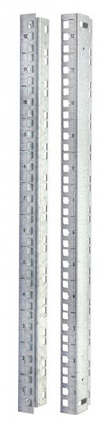 Направляющая Eurolan S3000, способ монтажа: вертикальный, 19", 22U, для серий S3000, D9000, цвет: серый, крепеж в комплекте