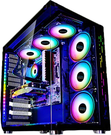 Корпус Lamptron ROB360B Monitor Case Black