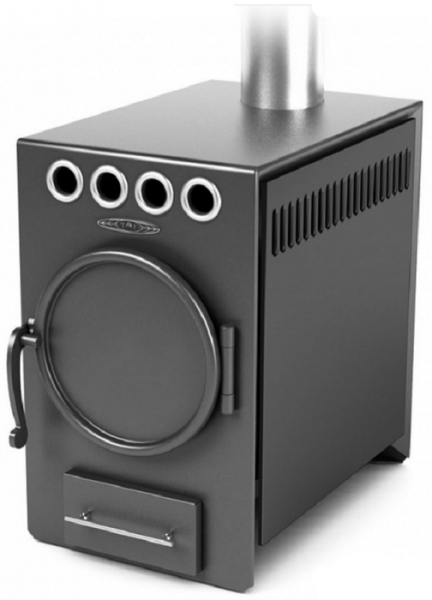 Дровяная печь TMF ПО НОРМАЛЬ-2 ТУРБО антрацит, ТВ