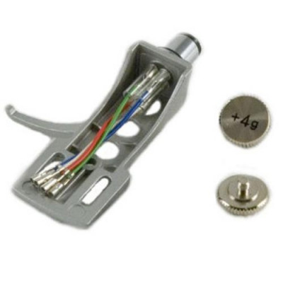 Универсальный держатель картриджей Tonar DJ Headshell silver c грузом (2 и 4 г) (4603)