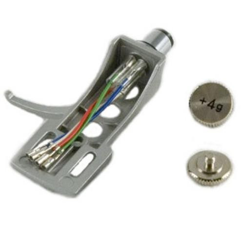 Универсальный держатель картриджей Tonar DJ Headshell silver c грузом (2 и 4 г) (4603)