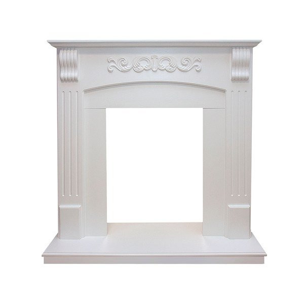 Угловой классический портал Dimplex Sorrento угл. [Сорренто] (классика Opti-Myst, Optiflame) Белый дуб