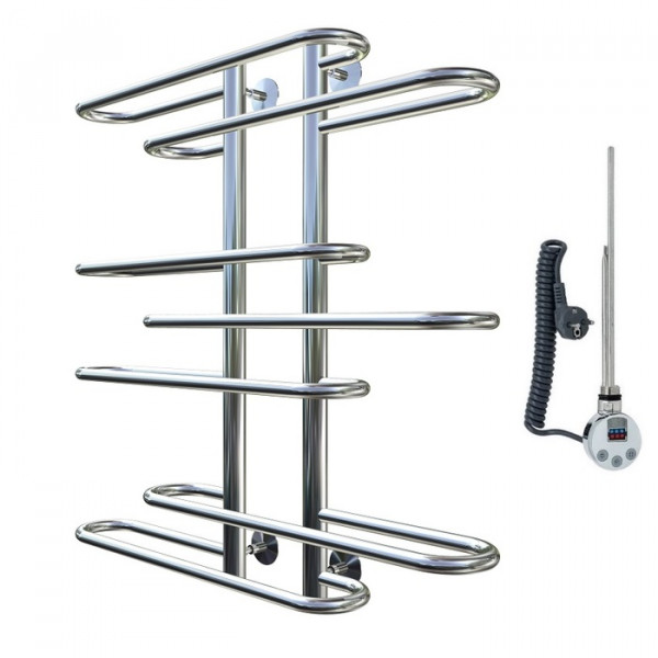 Электрический полотенцесушитель Тругор Логика эл ТЭН 80х60 (ЛЦ9)