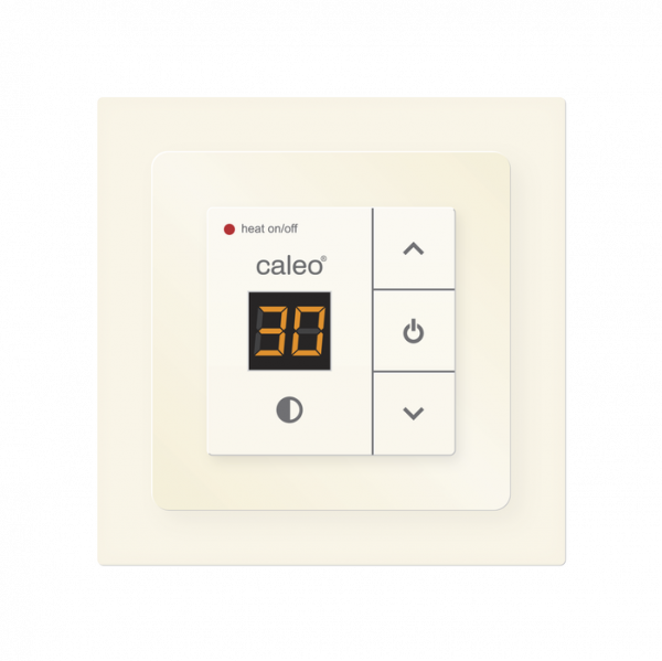 Терморегулятор для теплого пола Caleo 720 бежевый с адаптерами