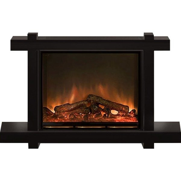 Электрокамин с широким очагом 2D Glenrich Капри Delux (Arte 28) Венге